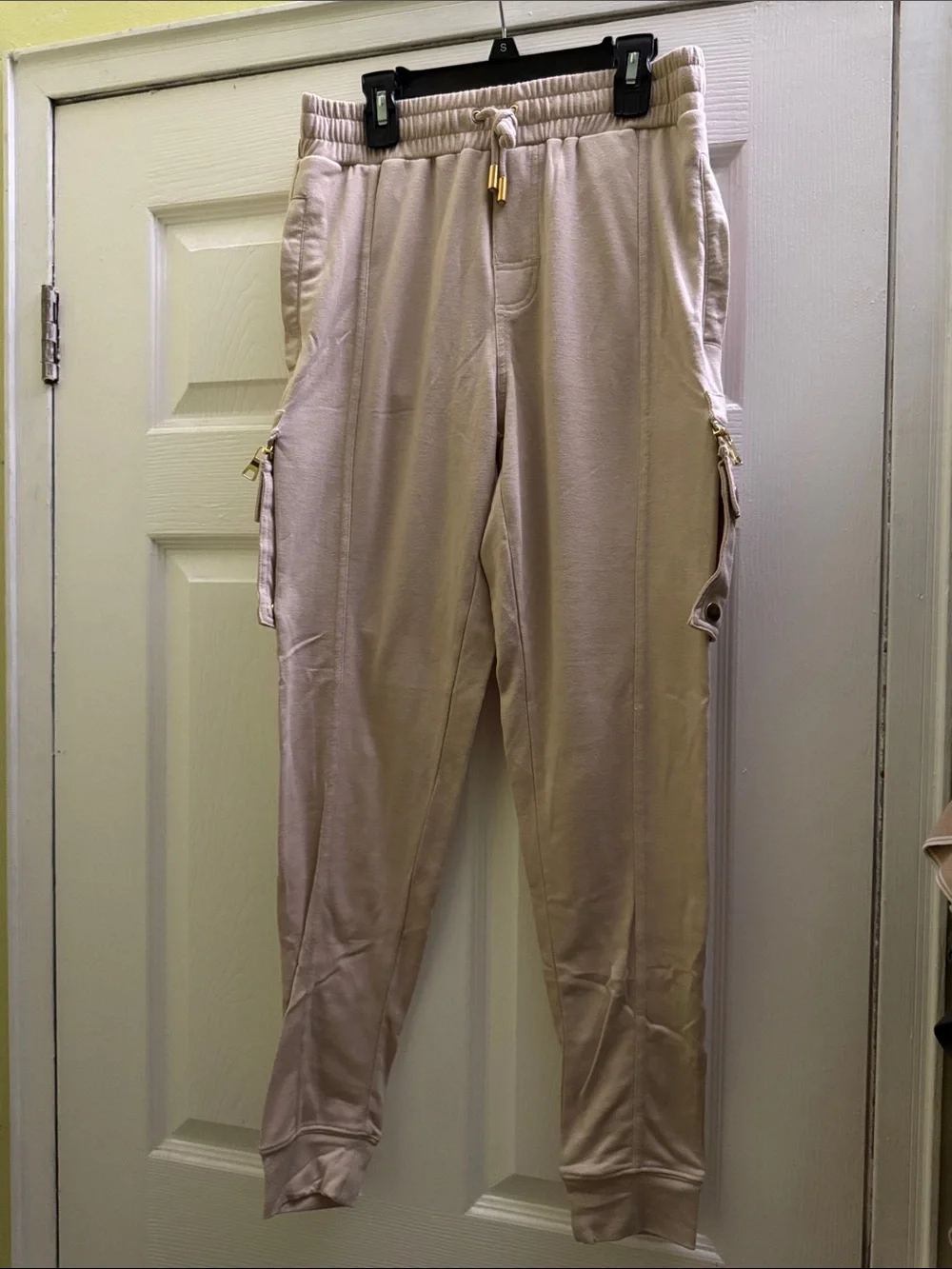 Men's Andrew Christian Beige Jogger Cargo Pants size MEDIUM (30-33)